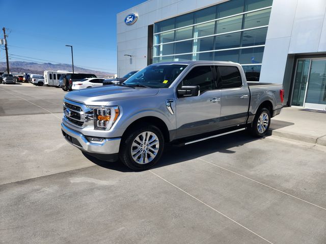 Iconic Silver Metallic 2021 Ford F-150 XLT SuperCrew RWD Pickup Truck 4X2 Automatic