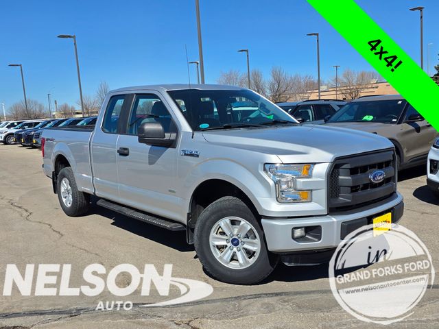 Ingot Silver 2016 Ford F-150 XL SuperCab 4WD Pickup Truck Four-Wheel Drive 6-Speed Automatic