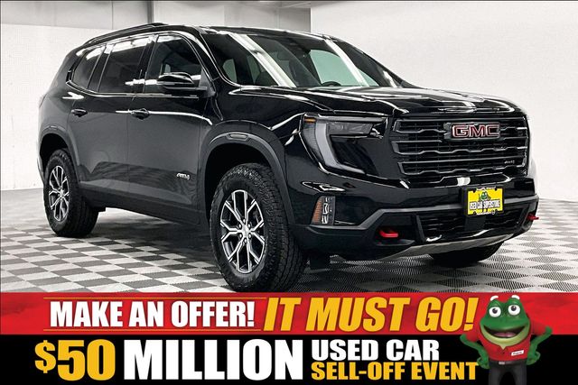 Black (Ebony Twilight Metallic) 2025 GMC Acadia SUV / Crossover Four-Wheel Drive 8-Speed Automatic