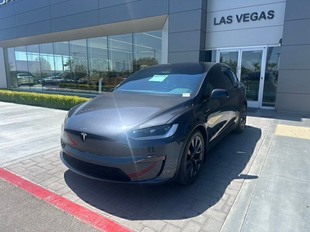 Stealth Gray 2025 Tesla Model X SUV / Crossover All-Wheel Drive 1-Speed Automatic