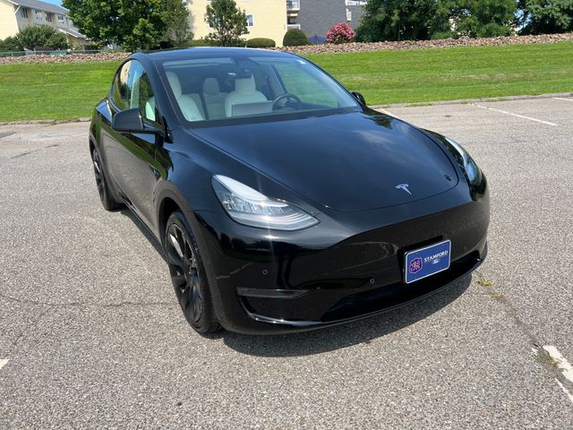 Certified 2021 Tesla Model Y Long Range with VIN 5YJYGDEE4MF066004 for sale in Stamford, CT