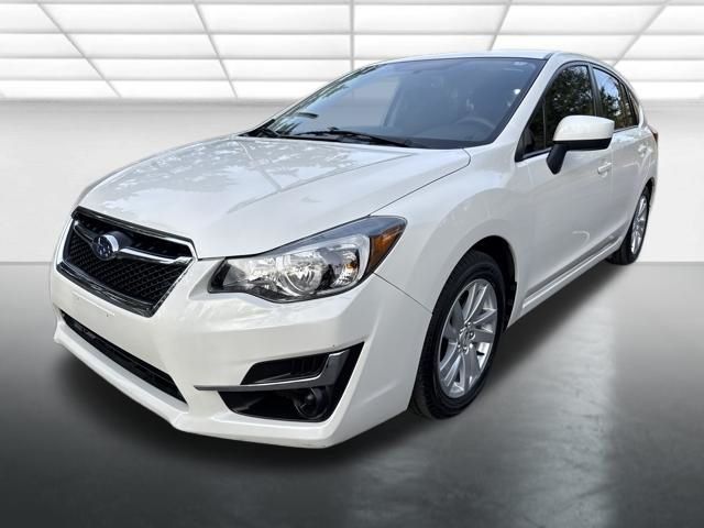 Crystal White Pearl 2016 Subaru Impreza 2.0i Premium Hatchback Hatchback All-Wheel Drive Continuously Variable Transmission