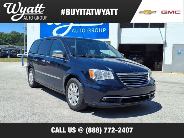 True Blue Pearlcoat 2012 Chrysler Town & Country Minivan Front-Wheel Drive 6-Speed Automatic