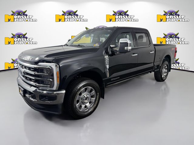 Black 2023 Ford F-250 Super Duty King Ranch Crew Cab 4WD Pickup Truck Four-Wheel Drive Automatic