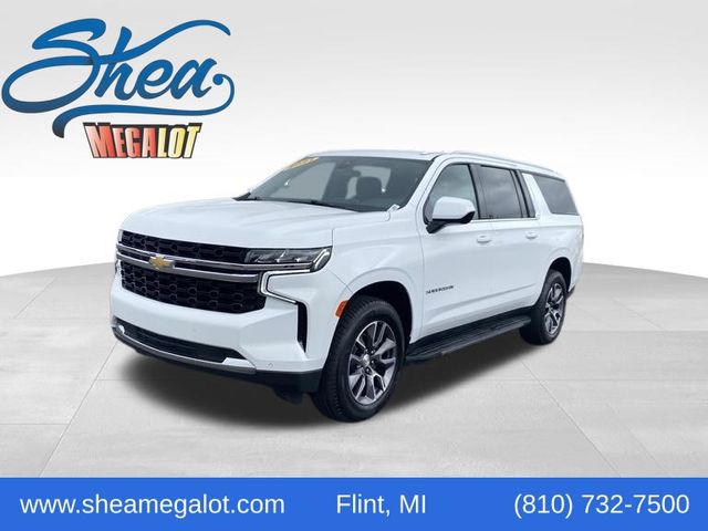 Summit White 2021 Chevrolet Suburban LS 4WD SUV / Crossover Four-Wheel Drive