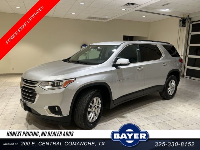 Silver Ice Metallic 2021 Chevrolet Traverse SUV / Crossover Front-Wheel Drive 9-Speed Automatic