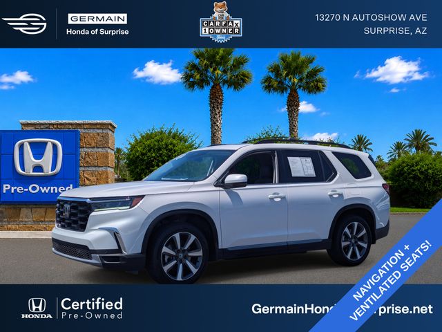 Platinum White Pearl 2025 Honda Pilot Touring FWD SUV / Crossover Front-Wheel Drive Automatic