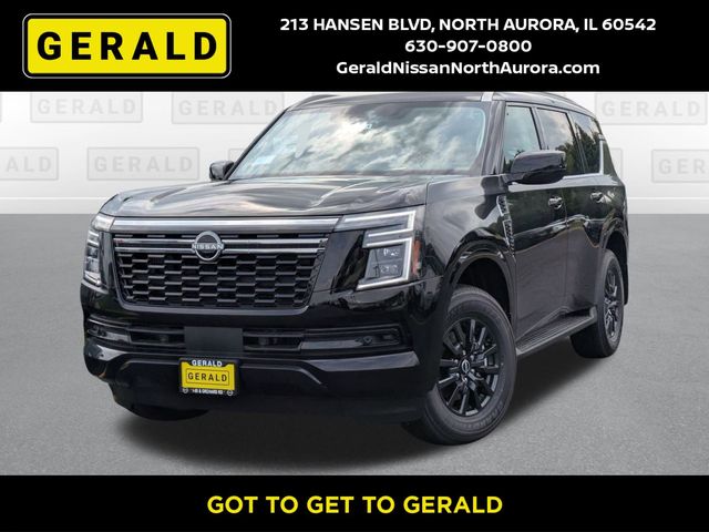 Super Black 2025 Nissan Armada SV 4WD SUV / Crossover Four-Wheel Drive 9-Speed Automatic