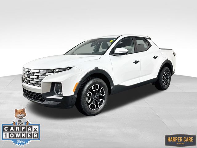 Atlas White 2024 Hyundai Santa Cruz Pickup Truck Front-Wheel Drive 8-Speed Automatic
