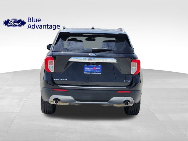 2022 Agate Black Metallic Ford Explorer Limited 4X4 SUV