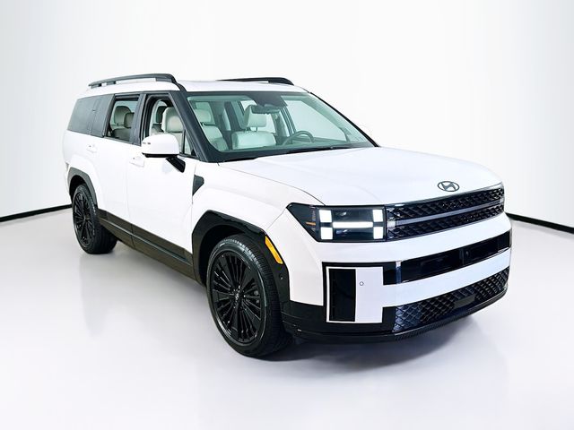 Serenity White 2025 Hyundai Santa Fe Hybrid Calligraphy AWD SUV / Crossover All-Wheel Drive 6-Speed Automatic