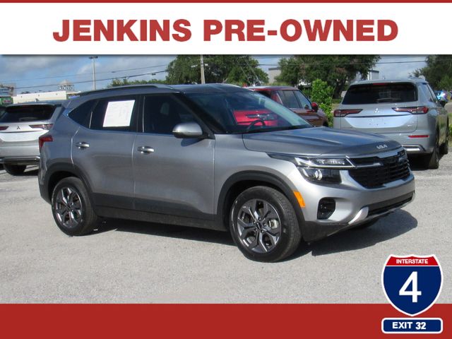Steel Gray 2024 Kia Seltos SUV / Crossover Front-Wheel Drive Continuously Variable Transmission