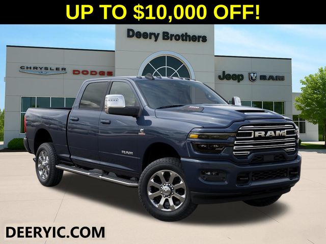 Forged Blue Metallic 2026 RAM 3500 Laramie Crew Cab 4WD Pickup Truck Four-Wheel Drive 8-Speed Automatic