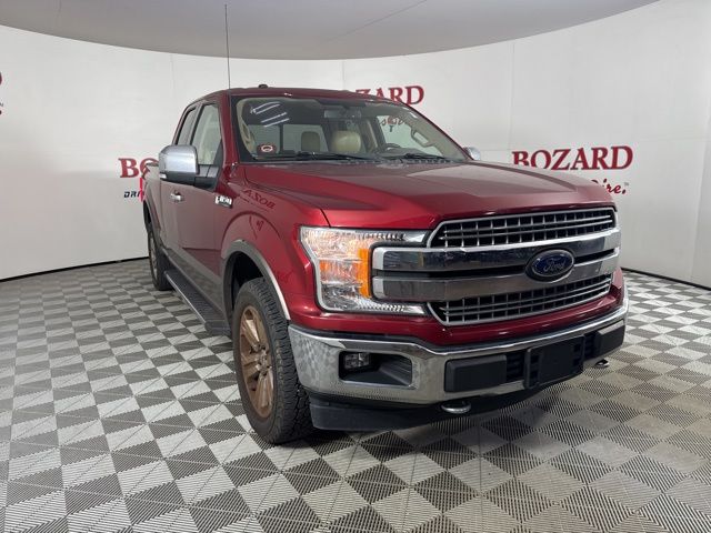 2018 Ruby Red Metallic Tinted Clearcoat Ford F-150 Lariat Truck