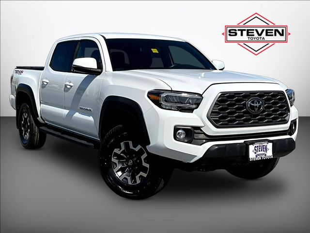 Super White 2021 Toyota Tacoma Pickup Truck Four-Wheel Drive 6-Speed Automatic