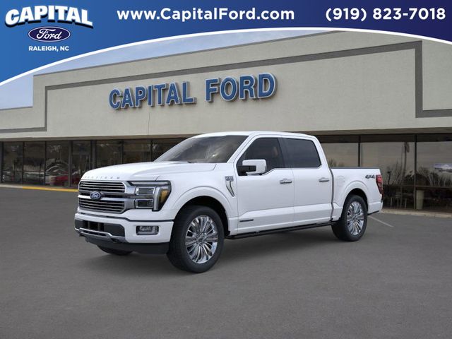 Star White Metallic Tri-Coat 2026 Ford F-150 Platinum SuperCrew 4WD Pickup Truck Four-Wheel Drive Automatic