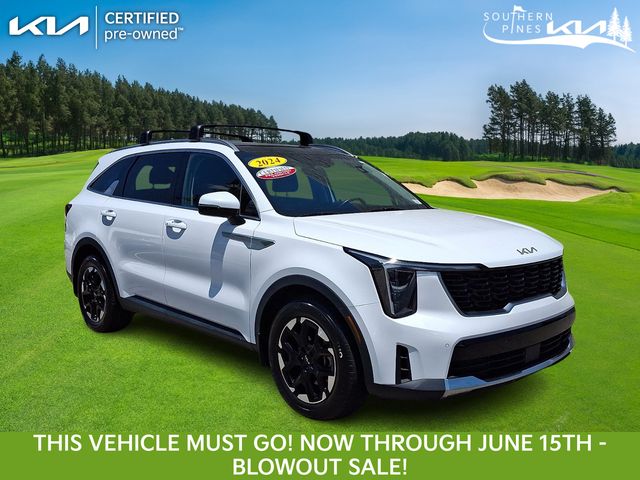 Glacial White Pearl 2024 Kia Sorento S FWD SUV / Crossover Front-Wheel Drive 8-Speed Automatic