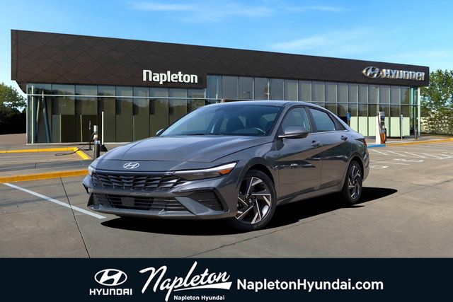 Ecotronic Gray 2025 Hyundai Elantra Sedan Front-Wheel Drive Continuously Variable Transmission
