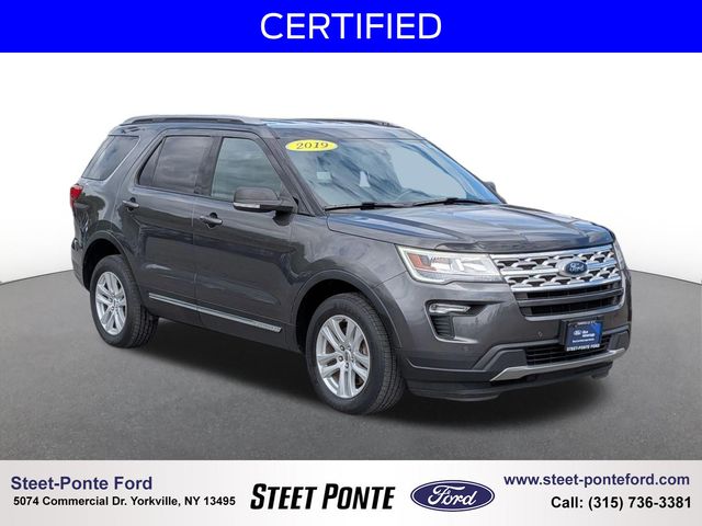 Gray (Magnetic Metallic) 2019 Ford Explorer XLT AWD SUV / Crossover All-Wheel Drive 6-Speed Automatic