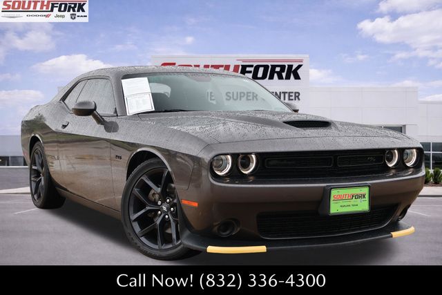 Gray (Granite Crystal Metallic Clearcoat) 2023 Dodge Challenger Coupe Rear-Wheel Drive 8-Speed Automatic