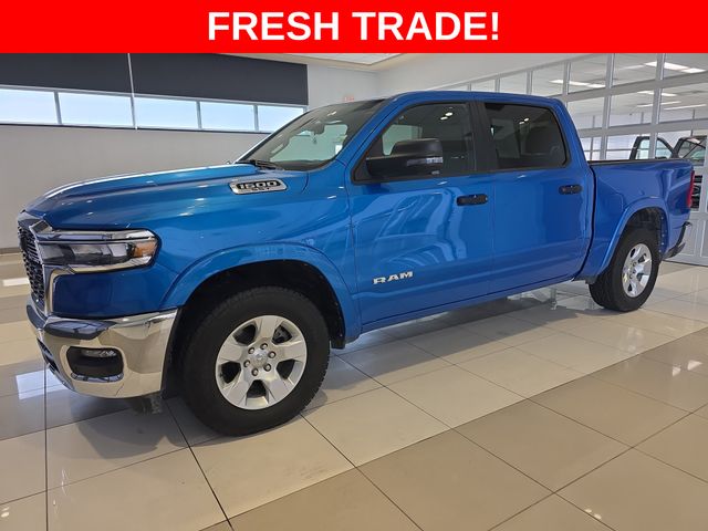 Hydro Blue Pearlcoat 2025 RAM 1500 Pickup Truck Four-Wheel Drive 8-Speed Automatic