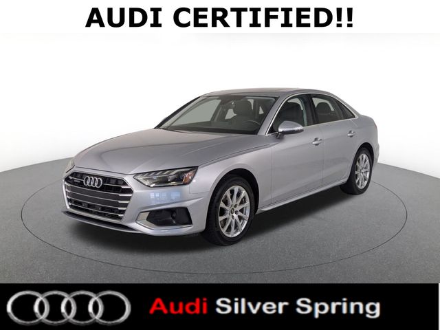 Florett Silver Metallic 2023 Audi A4 Sedan All-Wheel Drive 7-Speed Automatic
