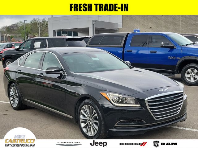 Black 2017 Genesis G80 3.8L Sedan Rear-Wheel Drive 8-Speed Automatic