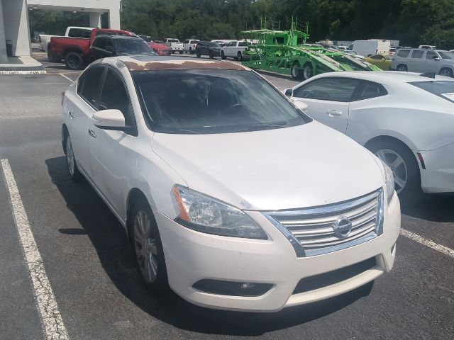 Aspen White 2015 Nissan Sentra Sedan Front-Wheel Drive Continuously Variable Transmission