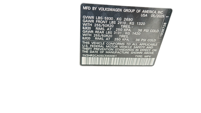 2025 Volkswagen Atlas