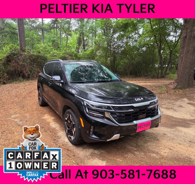 Fusion Black 2024 Kia Seltos SX AWD SUV / Crossover All-Wheel Drive 8-Speed Automatic