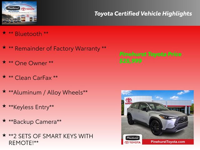 Used 2026 Toyota Corolla Cross SUV