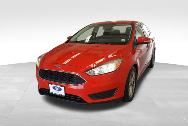 Race Red 2017 Ford Focus Sedan Front-Wheel Drive 6-Speed Automatic