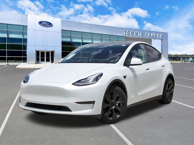 Pearl White Multi-Coat 2023 Tesla Model Y Long Range AWD SUV / Crossover All-Wheel Drive 1-Speed Automatic