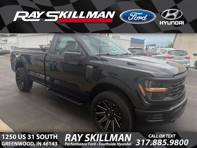 Black Metallic 2024 Ford F-150 Pickup Truck Four-Wheel Drive Automatic