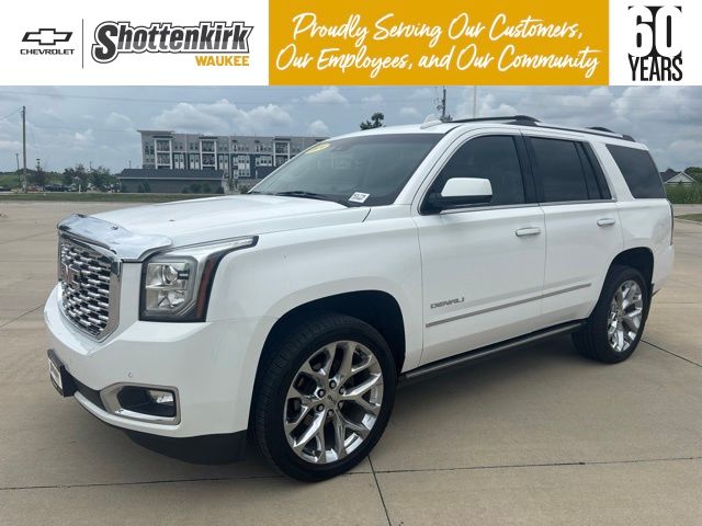 Summit White 2019 GMC Yukon SUV / Crossover Four-Wheel Drive