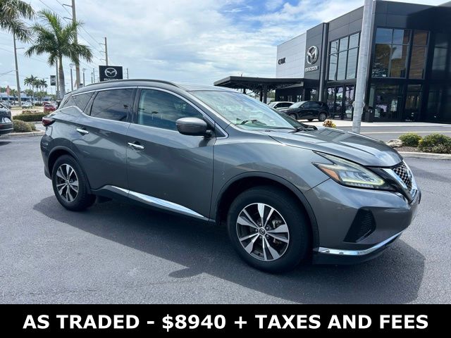 Gray (Gun Metallic) 2020 Nissan Murano SUV / Crossover Front-Wheel Drive Continuously Variable Transmission