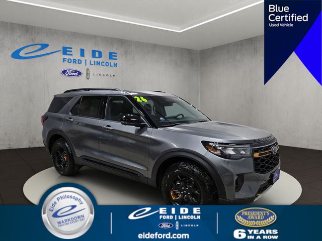 Carbonized Gray Metallic 2026 Ford Explorer SUV / Crossover All-Wheel Drive Automatic