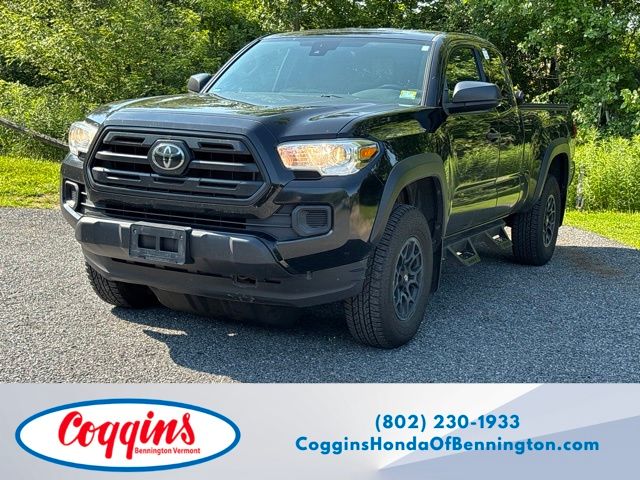 Midnight Black Metallic 2019 Toyota Tacoma Pickup Truck Four-Wheel Drive 6-Speed Automatic