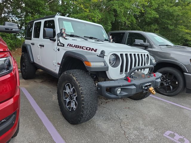 Bright White Clearcoat 2022 Jeep Wrangler Unlimited Rubicon 4WD SUV / Crossover Four-Wheel Drive 8-Speed Automatic