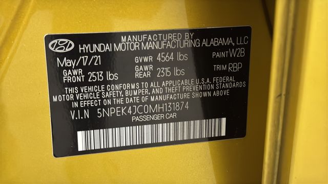 Used 2021 Glowing Yellow Hyundai N Line image 29