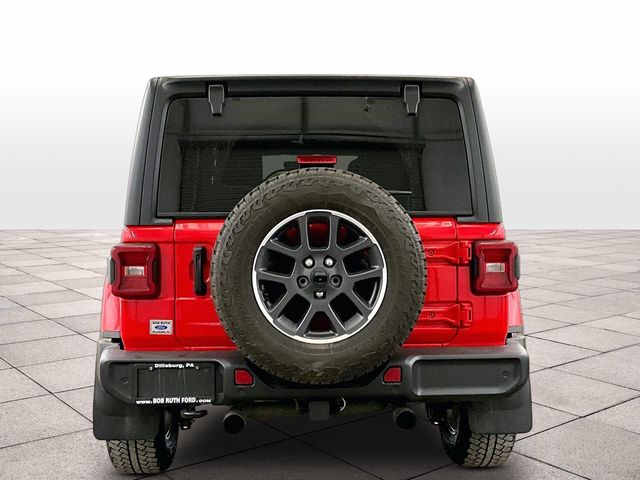 2021 Jeep Wrangler Unlimited Sport S Red at Subaru and VW of Moon Township