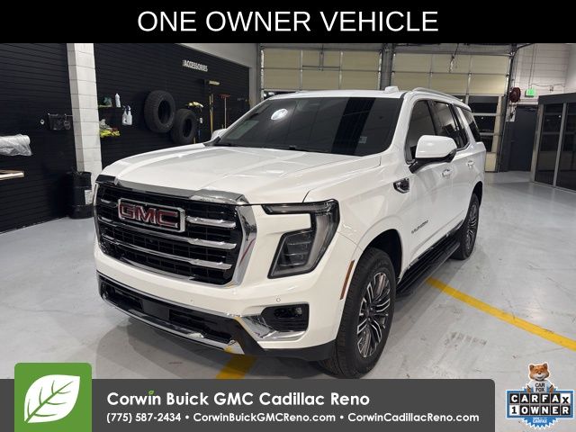 Summit White 2025 GMC Yukon Elevation 4WD SUV / Crossover Four-Wheel Drive