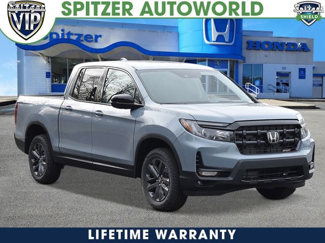 Sonic Gray Pearl 2026 Honda Ridgeline Pickup Truck All-Wheel Drive 9-Speed Automatic