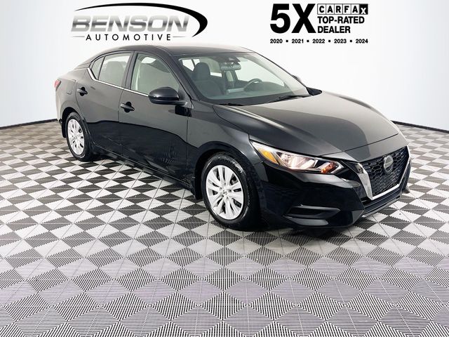 Super Black 2023 Nissan Sentra Sedan Front-Wheel Drive Continuously Variable Transmission