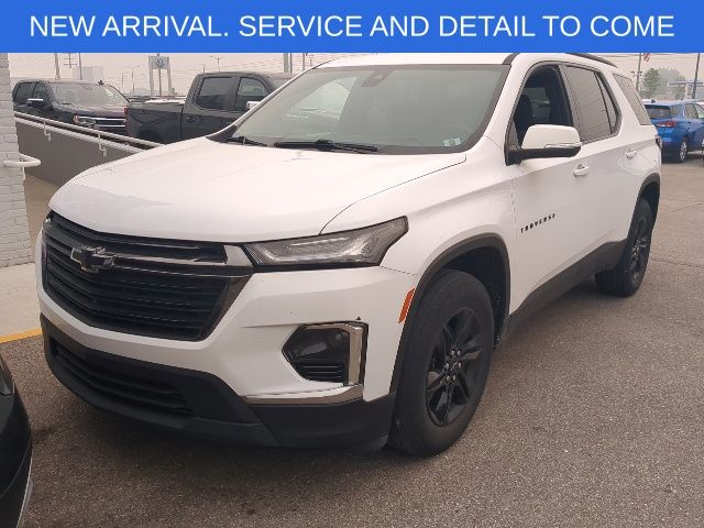 Summit White 2023 Chevrolet Traverse SUV / Crossover Front-Wheel Drive 9-Speed Automatic
