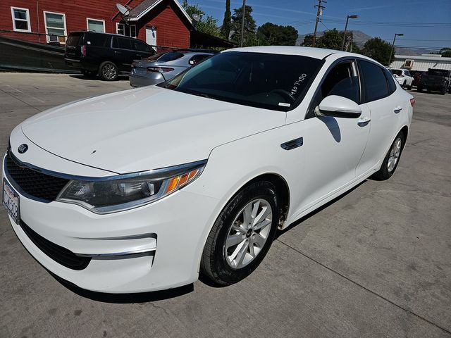 Snow White Pearl 2016 Kia Optima LX Sedan Front-Wheel Drive 6-Speed Automatic