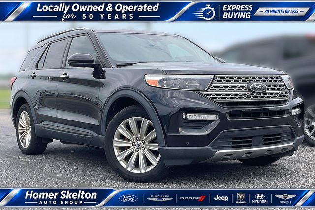 Black Metallic 2020 Ford Explorer SUV / Crossover All-Wheel Drive Automatic