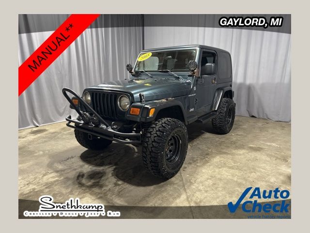 Deep Beryl Green Pearl 2005 Jeep Wrangler SUV / Crossover Four-Wheel Drive 6-Speed Manual