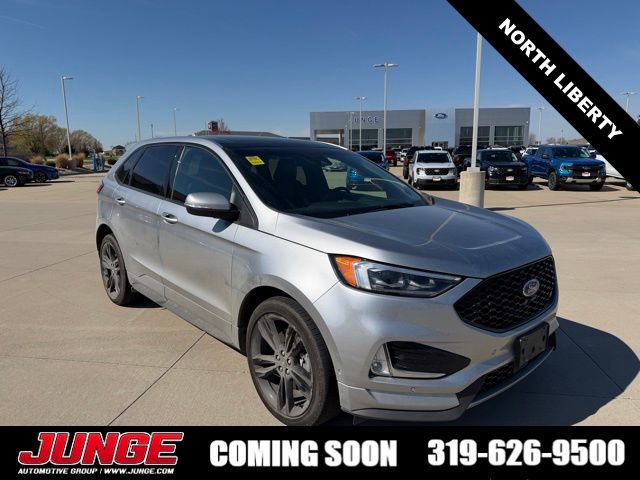 Iconic Silver Metallic 2020 Ford Edge ST AWD SUV / Crossover All-Wheel Drive 8-Speed Automatic