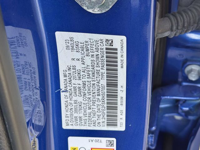 used 2024 Honda Civic car, priced at $24,980